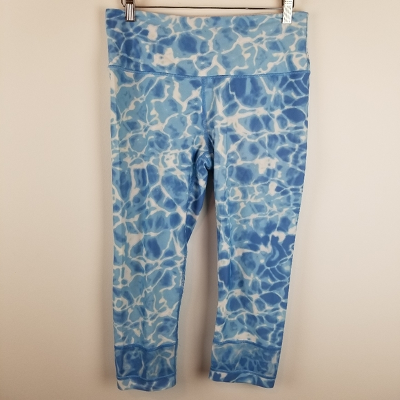 Victoria's Secret Pants - Victoria Sport Pool Blue/White Leggings